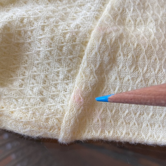 Carter’s vintage 60s mod pastel yellow knit unisex bubble romper size 6 mo. - Picture 7 of 10